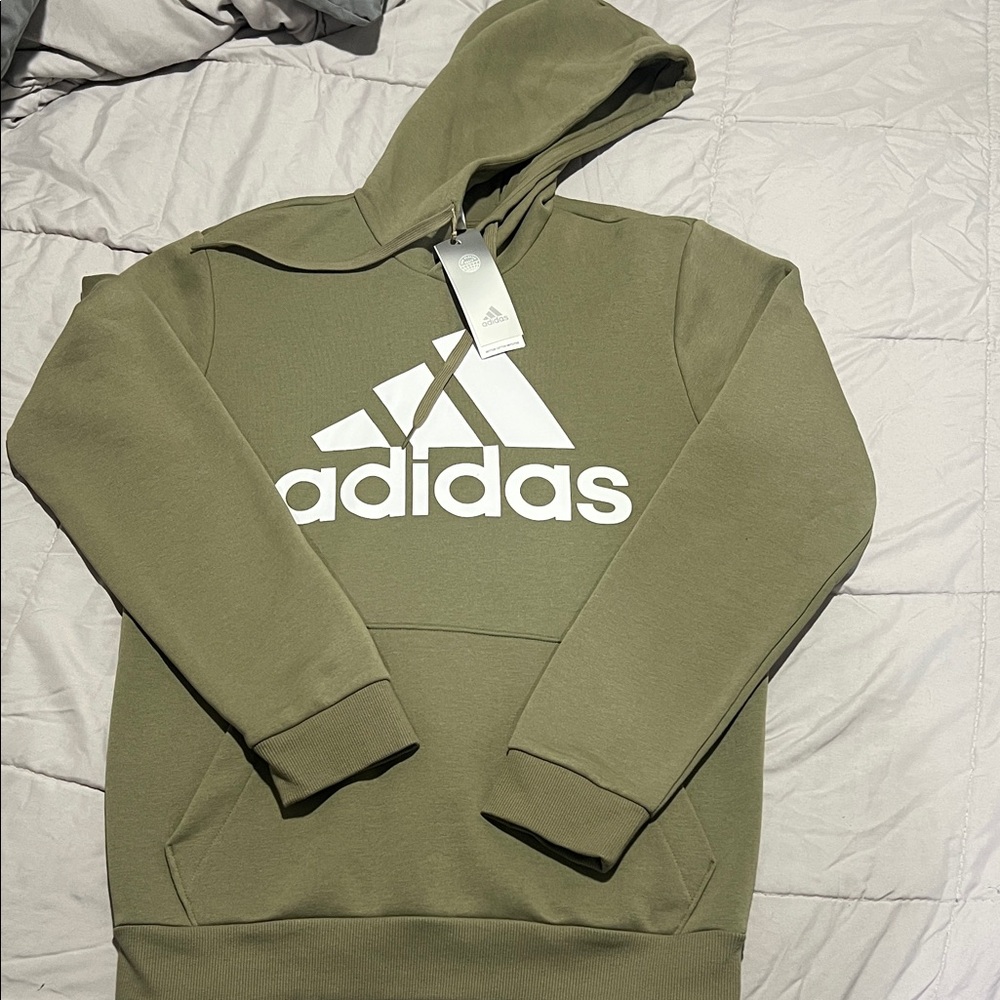 Adidas Men's Khaki Hoodie